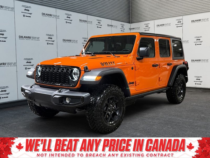 2026 Jeep Wrangler Willys 4 Door 4x4 V6