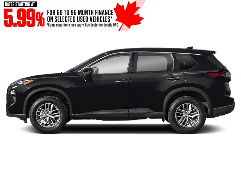 2024 Nissan Rogue AWD S Super Black  Shot 3