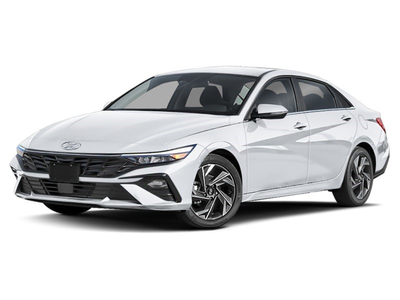 2026 Hyundai Elantra HEV Luxury Sedan Atlas White  Shot 1