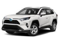 2021 Toyota RAV4 Hybrid Hybrid XLE AWD Super White  Shot 4