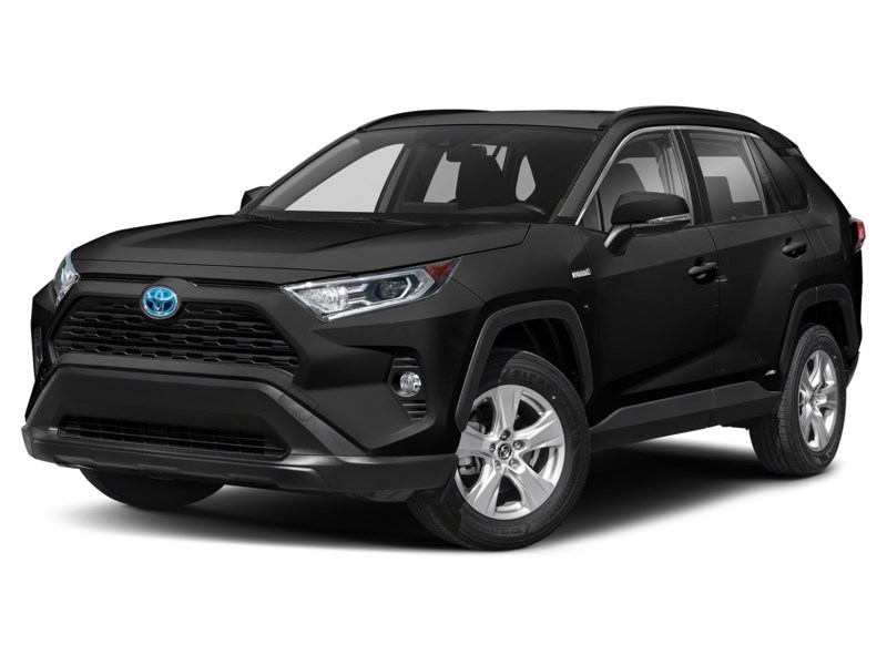 2021 Toyota RAV4 Hybrid Hybrid XLE AWD Midnight Black Metallic  Shot 14