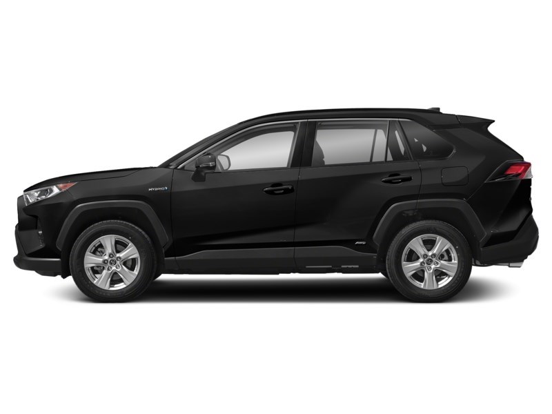 2021 Toyota RAV4 Hybrid Hybrid XLE AWD Midnight Black Metallic  Shot 16