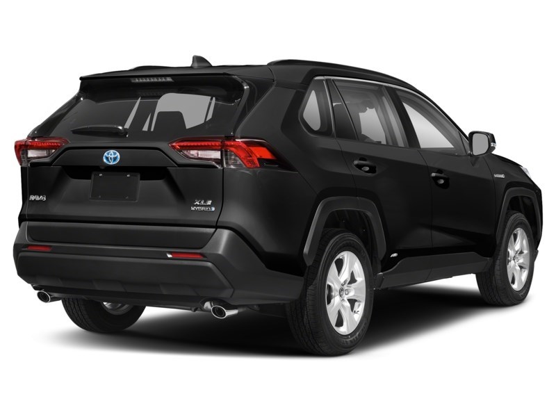 2021 Toyota RAV4 Hybrid Hybrid XLE AWD Midnight Black Metallic  Shot 19