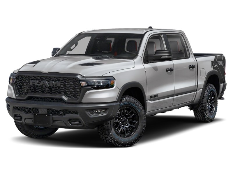 2027 RAM 1500 Rebel 4x4 Crew Cab 5'7" Box Silver Zynith  Shot 35